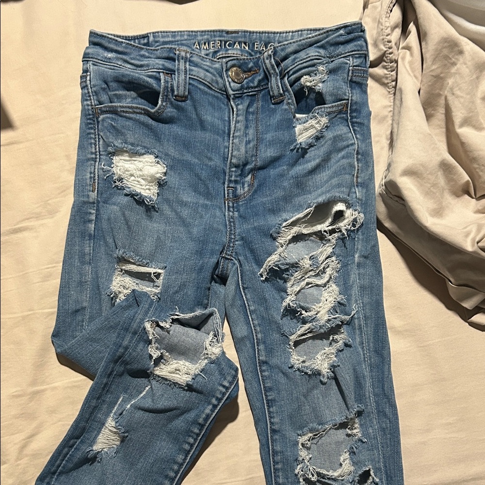American Eagle Hi-Rise Skinny Jeans